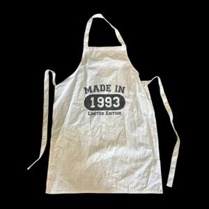 Premier White Apron with ‘Made in 1993' Design